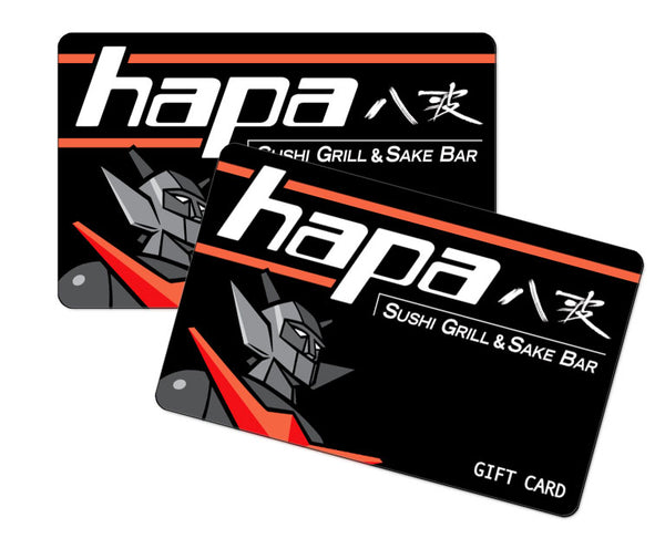 Hapa Sushi Gift Cards